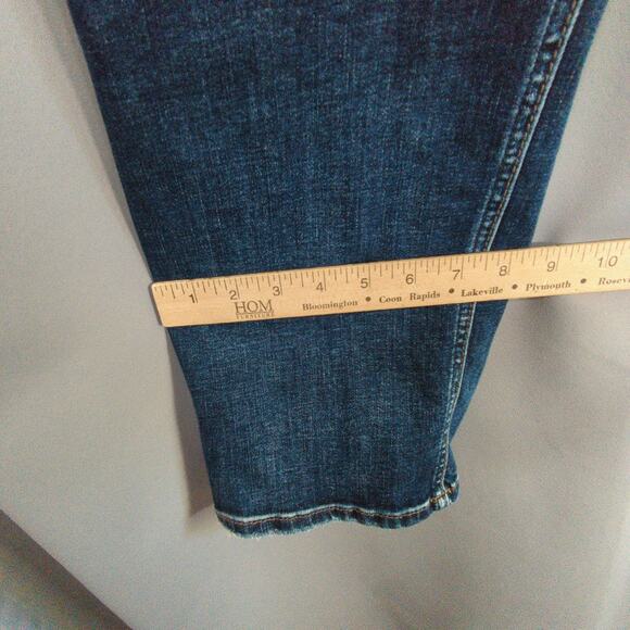 Silver Allan Jeans Mens 36x34 Blue Slim Straight Stretch - Picture 8 of 11